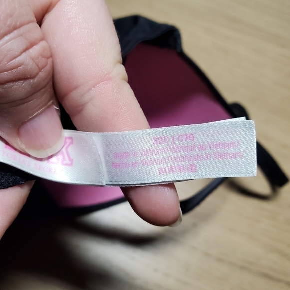 PINK Black Bra - Picture 7 of 7